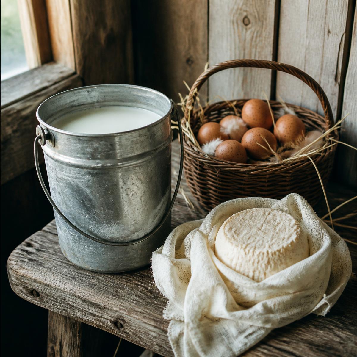 Milk, Cream, Butter & Eggs